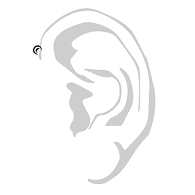 FORWARD HELIX PIERCING