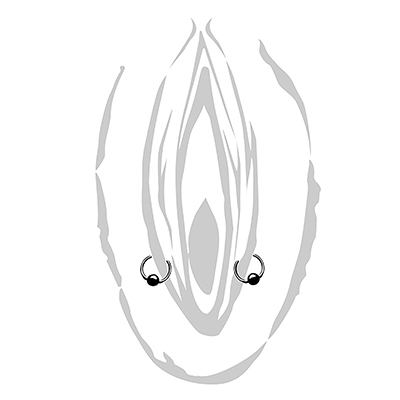 INNER LABIA PIERCING