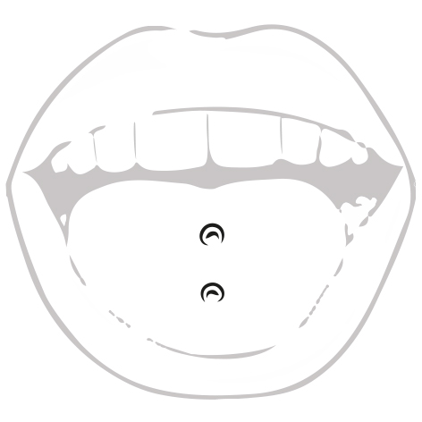 DOUBLE TONGUE PIERCING